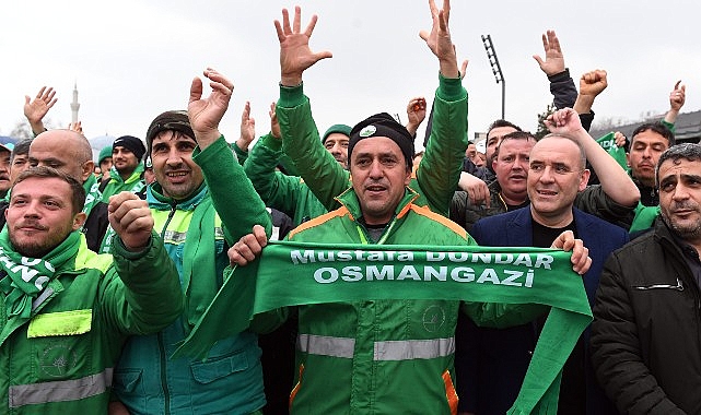 Osmangazi Belediyesi’nde emekçinin yüzü gülüyor