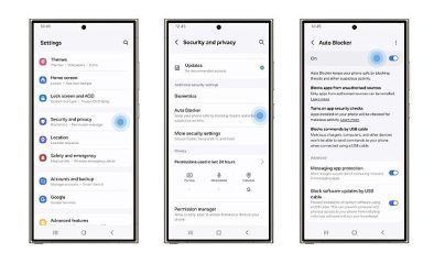 Samsung Galaxy’nin Otomatik Engelleyici ve Mesaj Koruması özellikleri siber tehditlere karşı etkili koruma sağlıyor