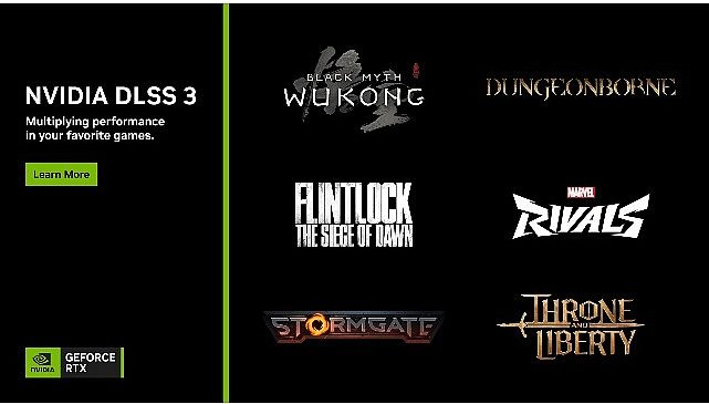 Stormgate, Dungeonborne, Flintlock: The Siege of Dawn, THRONE AND LIBERTY, Marvel Rivals NVIDIA DLSS ve NVIDIA Reflex Desteği Alıyor
