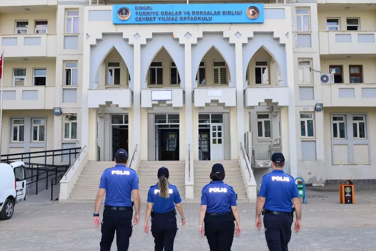 Bingöl’de Okul Güvenliği İçin Polis Görevlendirildi