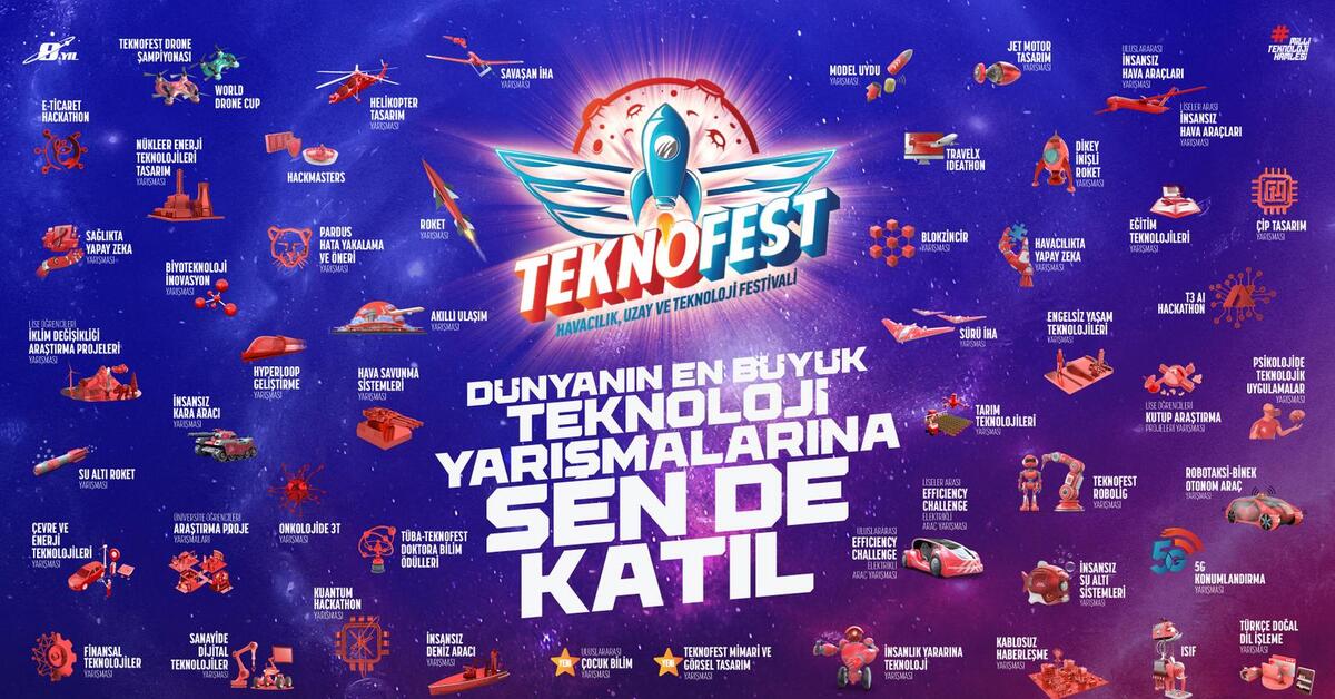 TEKNOFEST 2025 teknoloji yarışmaları başvurularında son gün